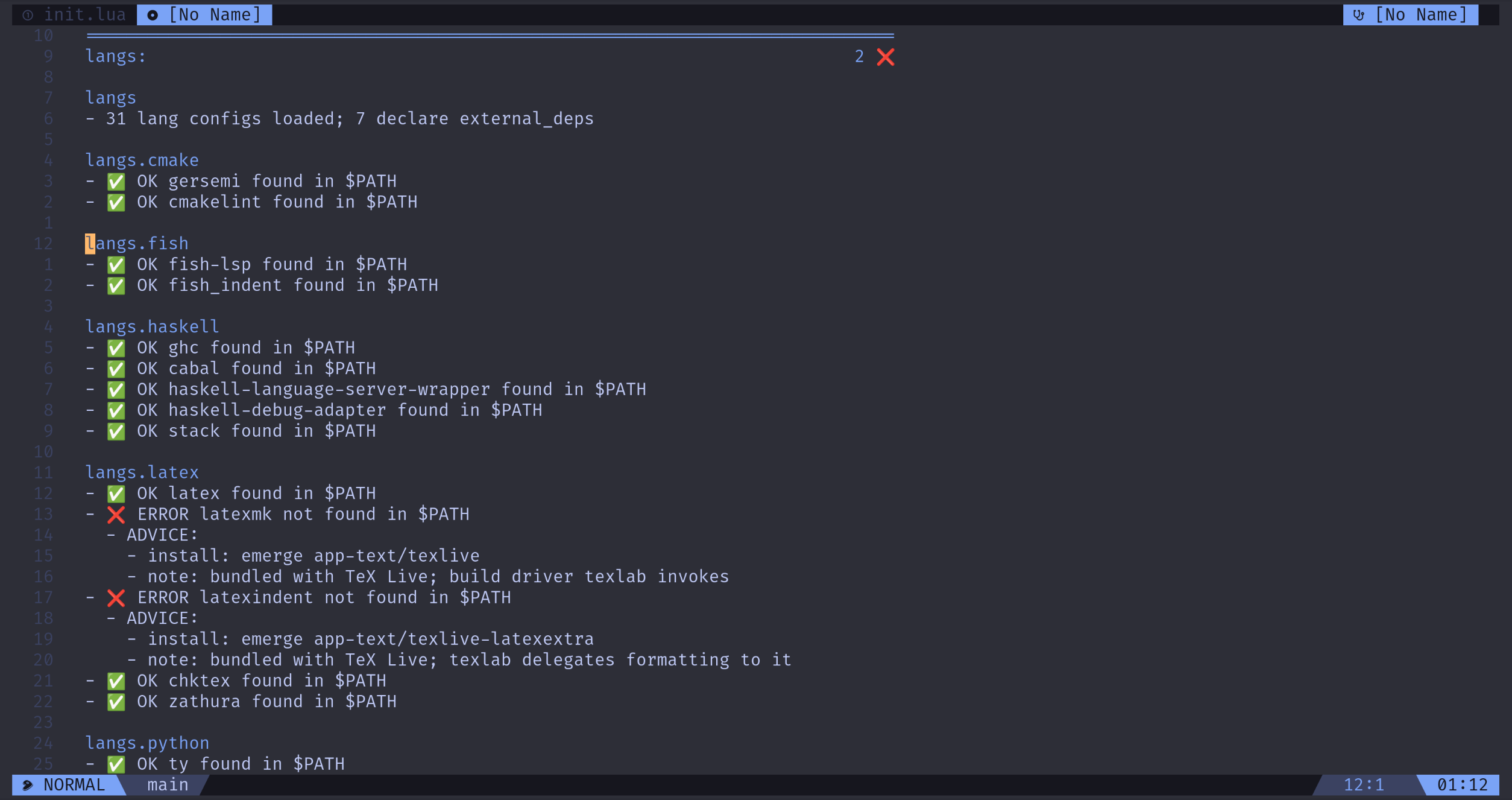 dashboard-checkhealth-langs